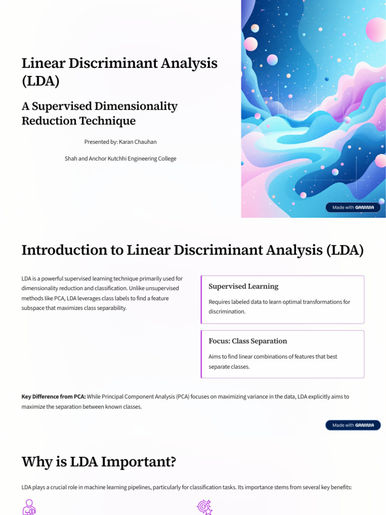 Understanding Linear Discriminant Analysis | PDF | Principal Component ...