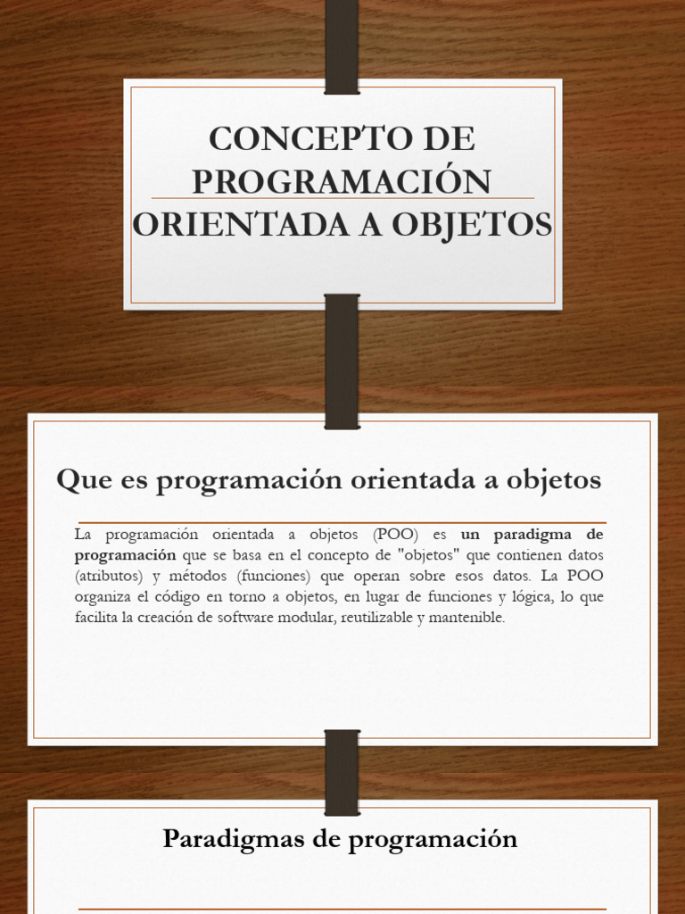 Introducción a la Programación Orientada a Objetos | PDF | Objeto ...
