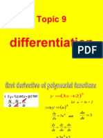 Add Maths Differentiation