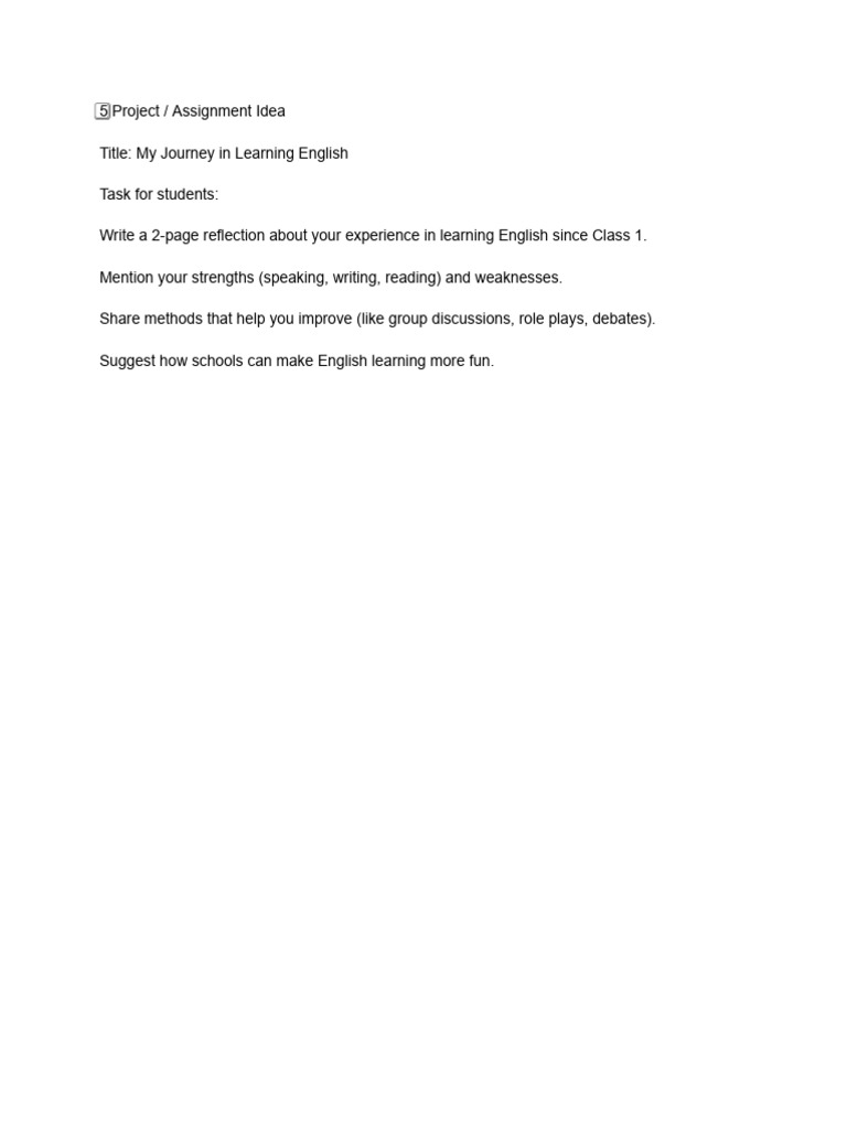 Reflecting on My English Learning Journey | PDF