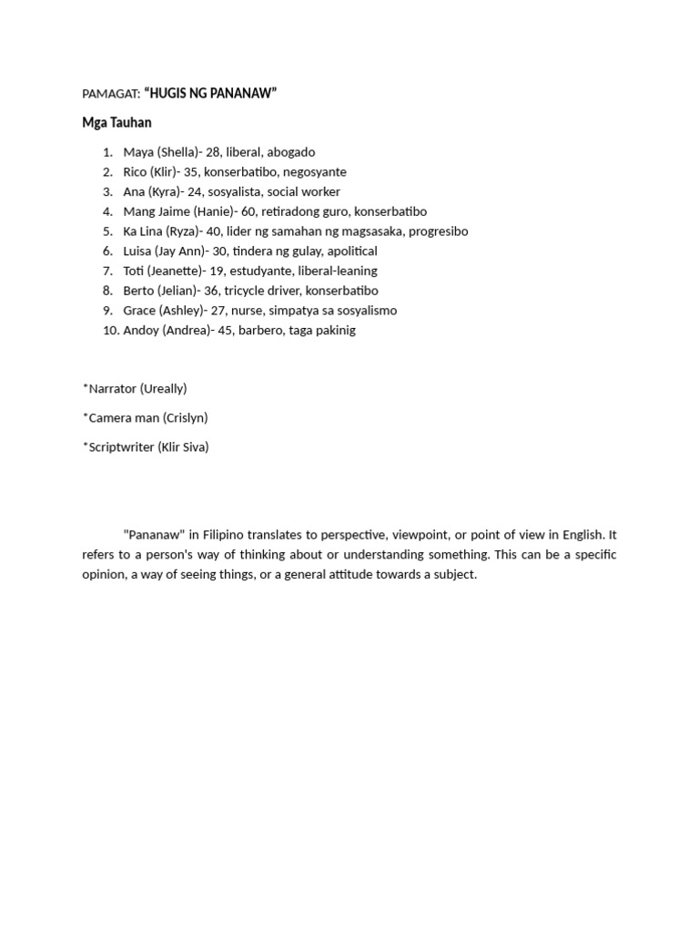 Politics Film Script | PDF
