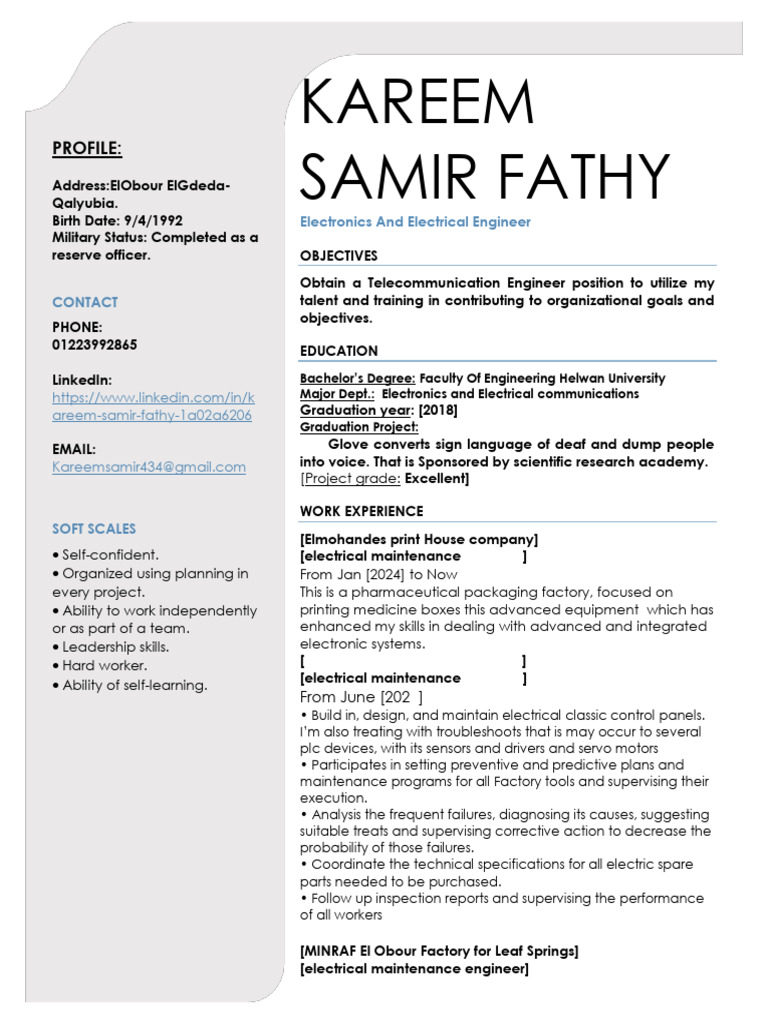 Kareem Samir Fathy 2025-1 | PDF | Programmable Logic Controller ...