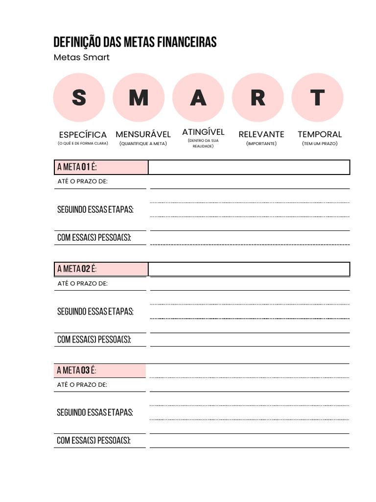 Como Definir Metas SMART Eficazes | PDF