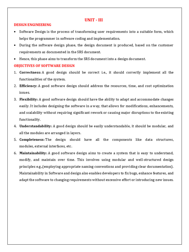 Software Design Principles and Process | PDF | Class (Computer ...