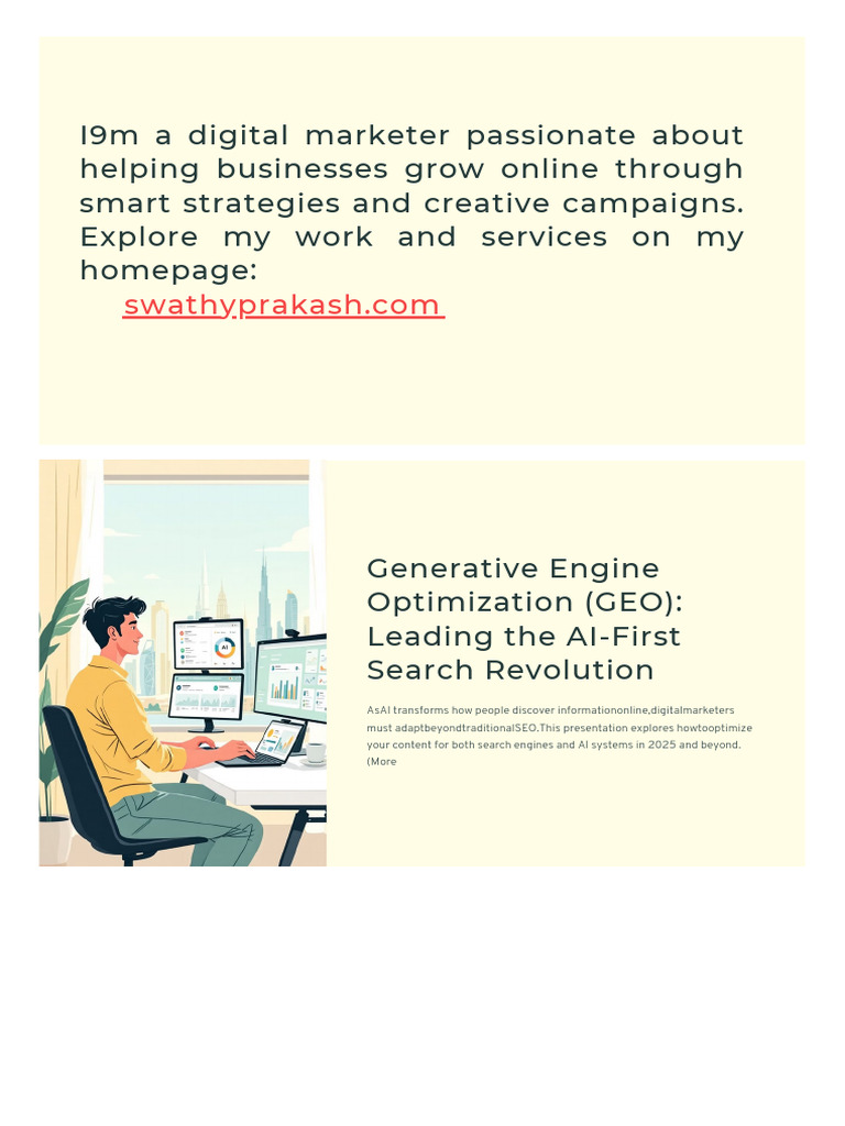 Mastering Generative Engine Optimization | PDF | Search Engine ...