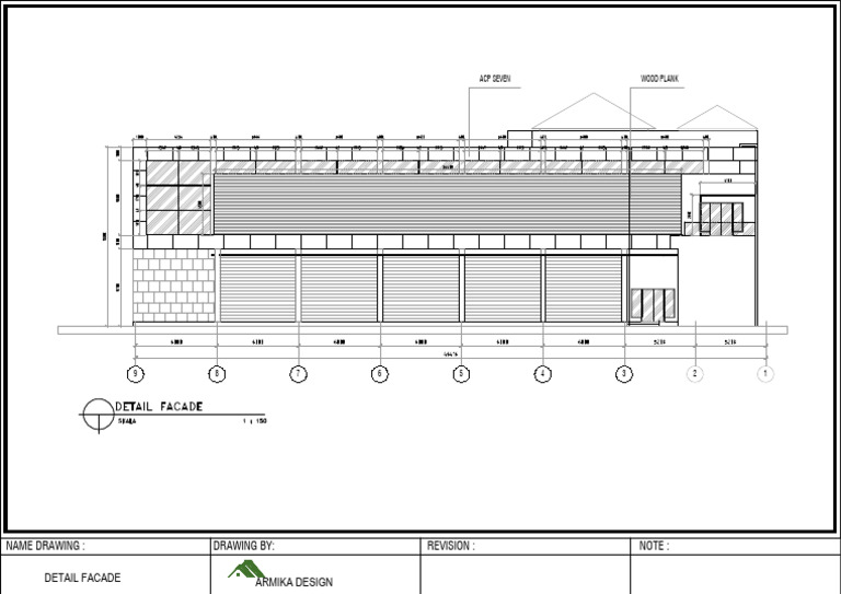 Detail Facade Drawing by Armika Design | PDF