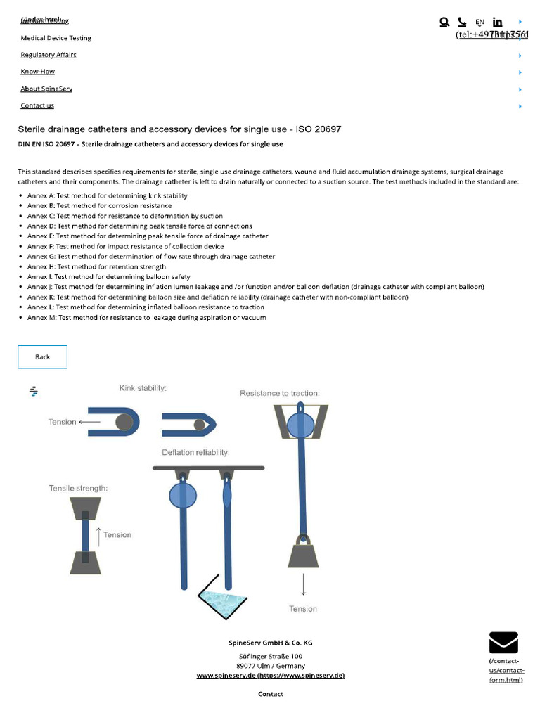 Spineserv 20967 Iso Drenajes Testing | PDF