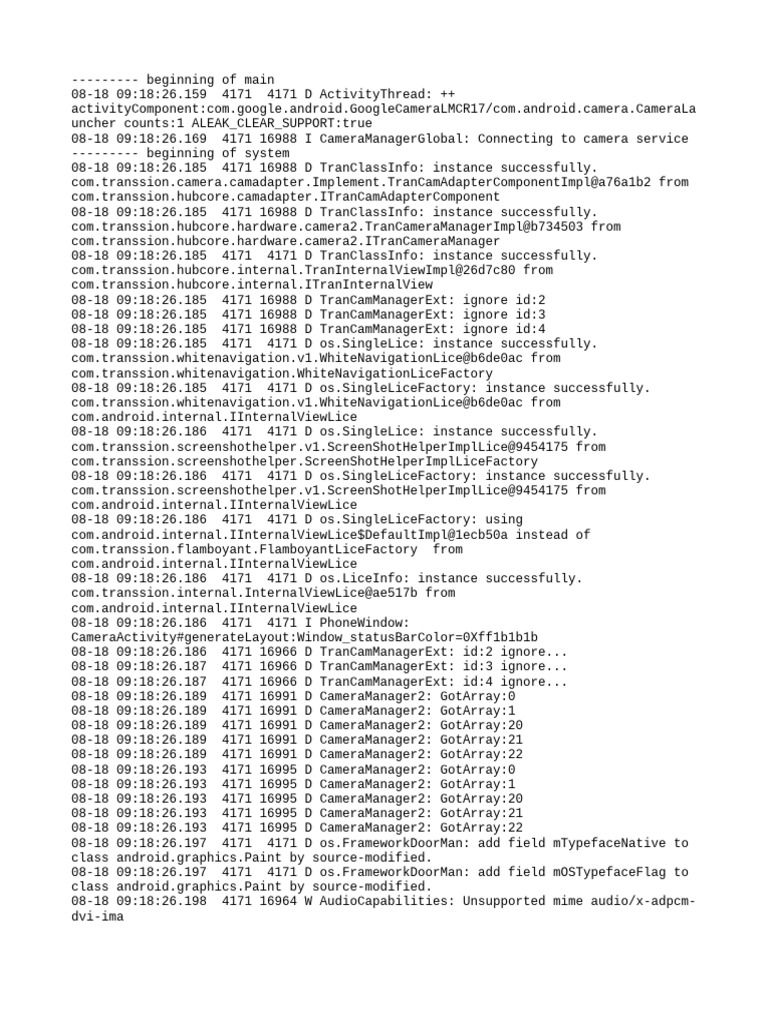 Logcat 1755483506110 | PDF | Computing