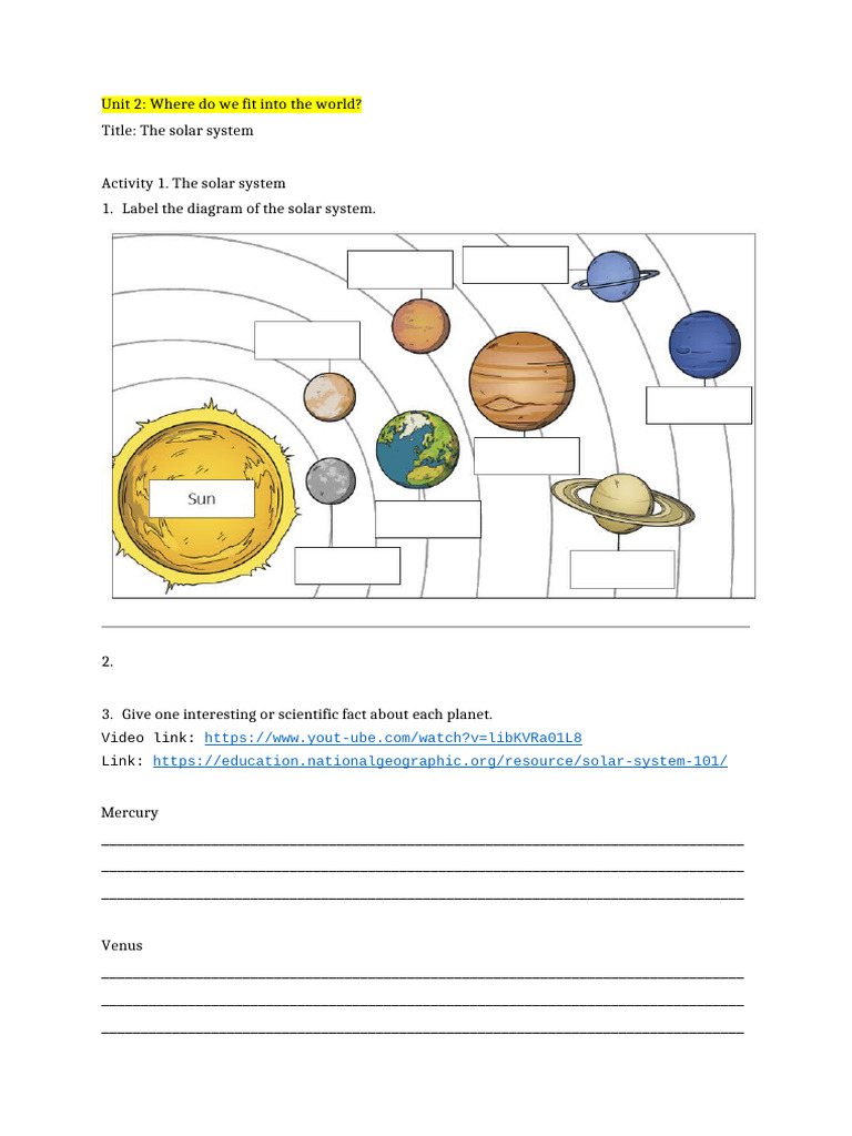Exploring the Solar System | PDF