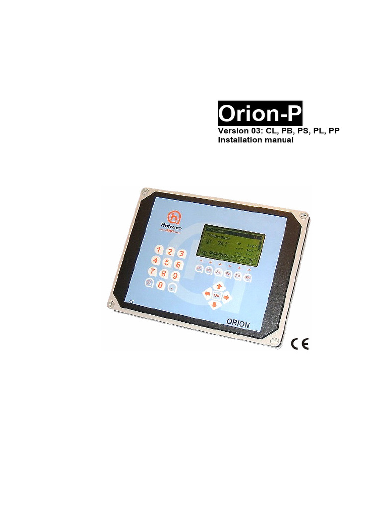 Orion-P Installation Manual Guide | PDF | Bipolar Junction Transistor ...