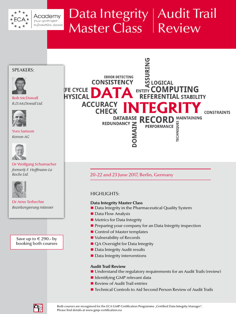 Data Integrity Master Class Overview | PDF | Business