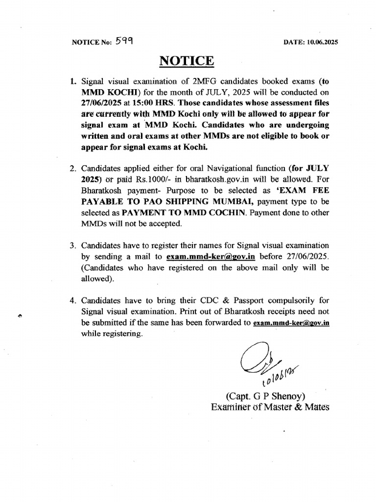 Signal Notice July 2025 | PDF