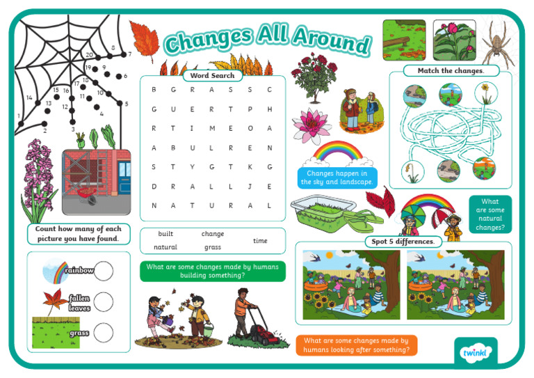Au SC 1744872657 Changes All Around Activity Mat Ver 1 | PDF