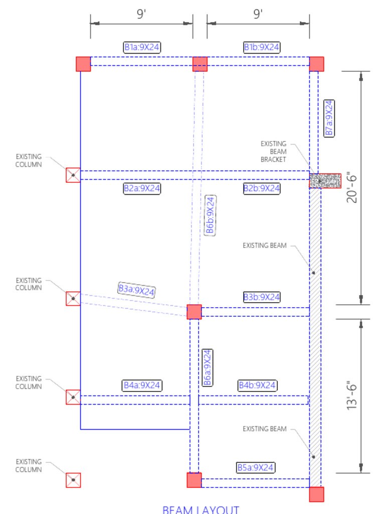 Beam and Column Layout Specifications | PDF