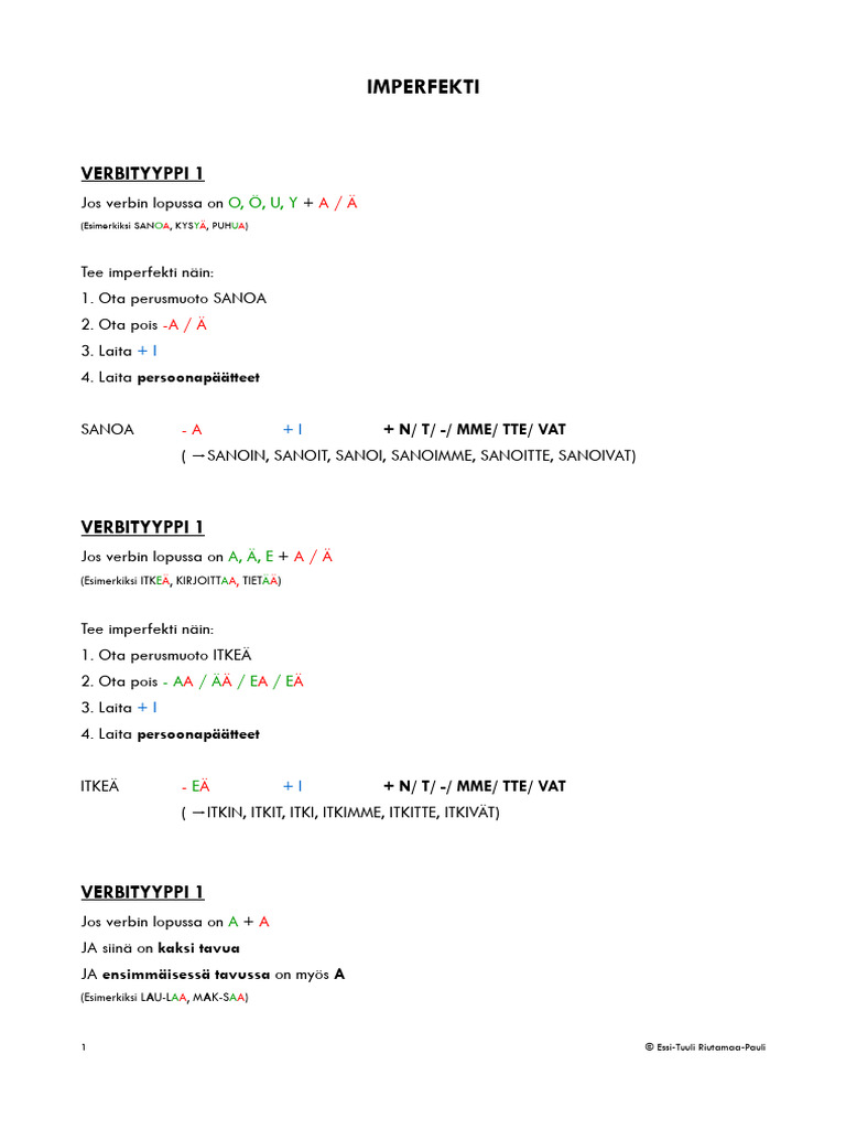 Im Perfekt i | PDF