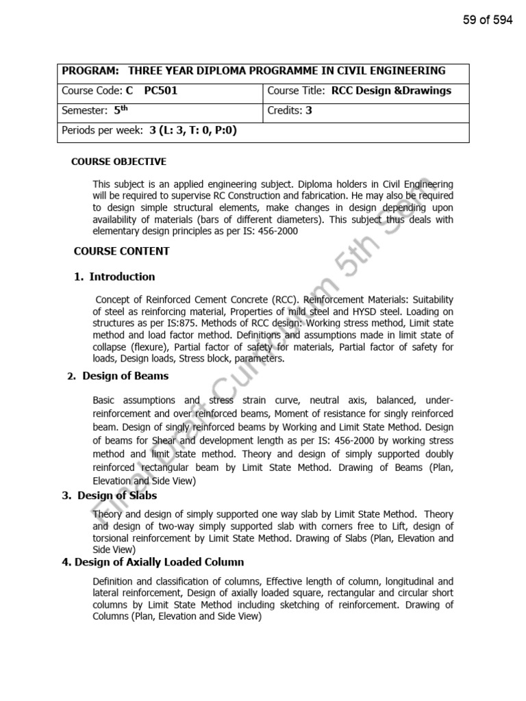 5 TH Semester | PDF | Beam (Structure) | Green Building