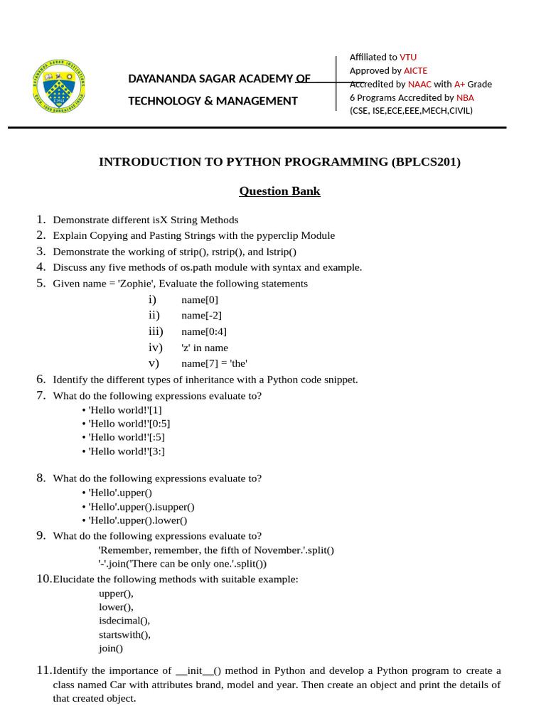 Python Programming Basics and Examples | PDF | Computer File | Python ...