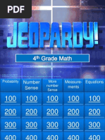 4th Grade Jeopardy