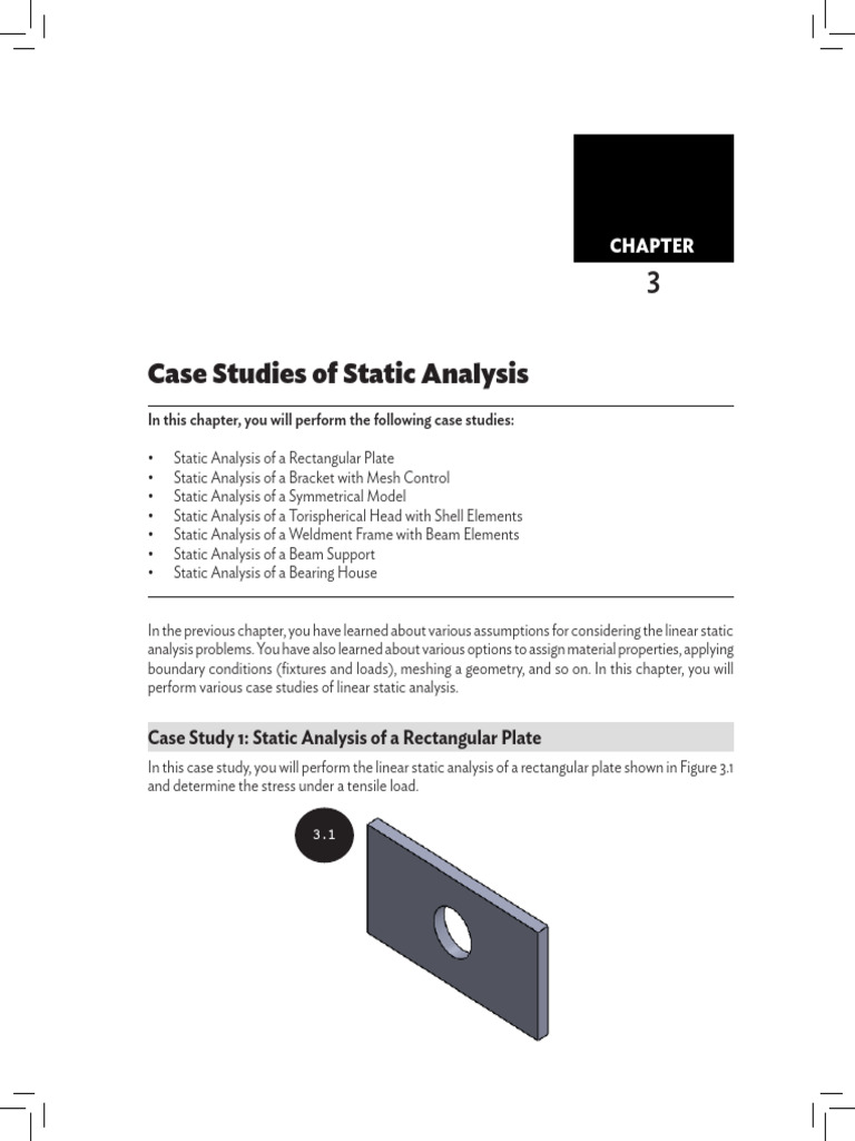 Chapter 3 - SOLIDWORKS Simulation 2019 | PDF | Stress (Mechanics ...