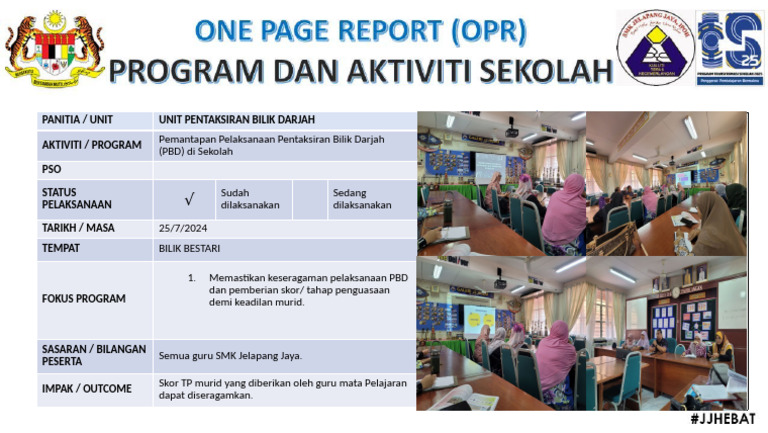 Opr PBD Julai 2024 | PDF