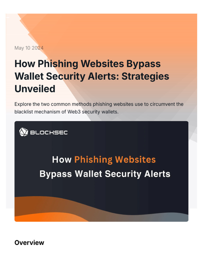 Curated visual reference: Block Phishing Websites In Computer Reference: How Phishing Websites Bypass Wallet Security Alerts
