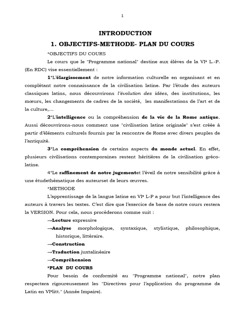 Cours de Latin 6 Complet-1 | PDF | Cicéron | Rhétorique