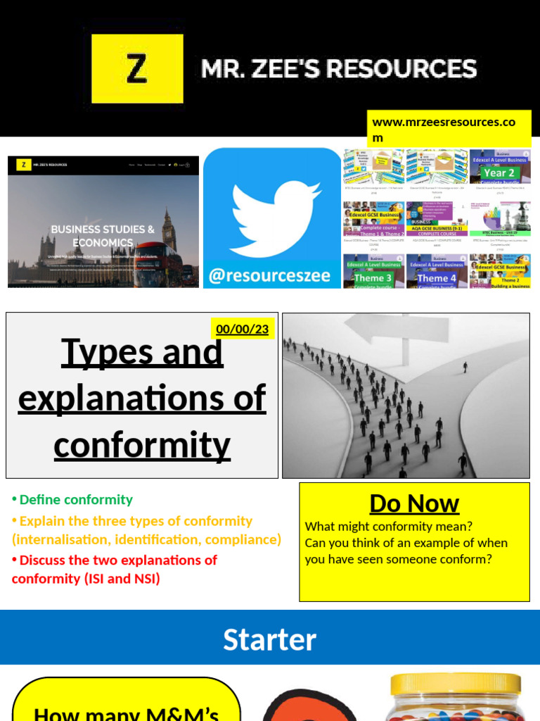 Understanding Conformity Types & Explanations | PDF | Conformity ...