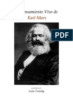 El to Vivo de Karl Marx Por Trotsky