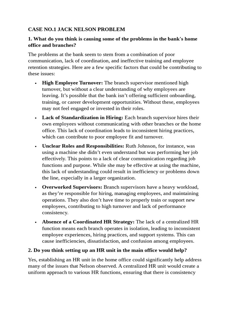 Case Study Solution | PDF | Cost Of Living | Performance Appraisal