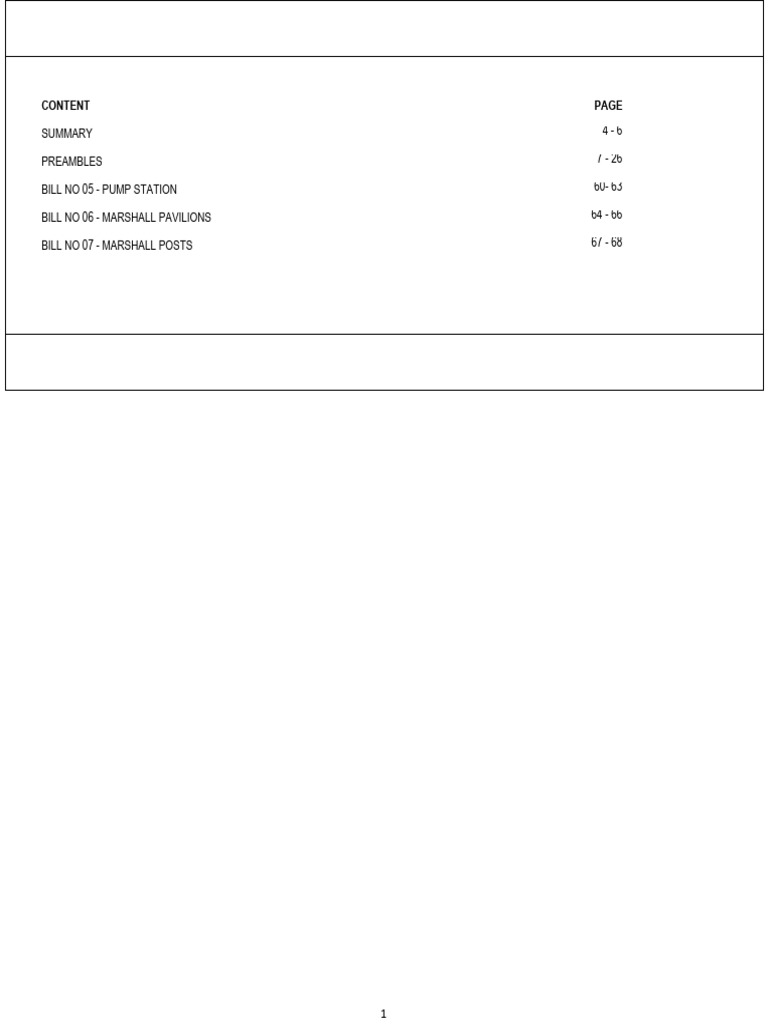 Bill of Quantities for Construction Projects | PDF | Electrical Wiring ...