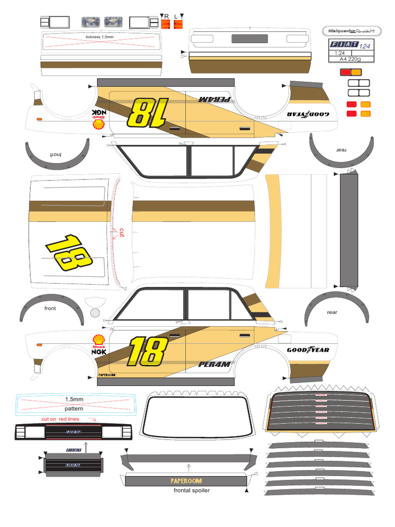 Frontal Spoiler Cut Pattern Guide | PDF