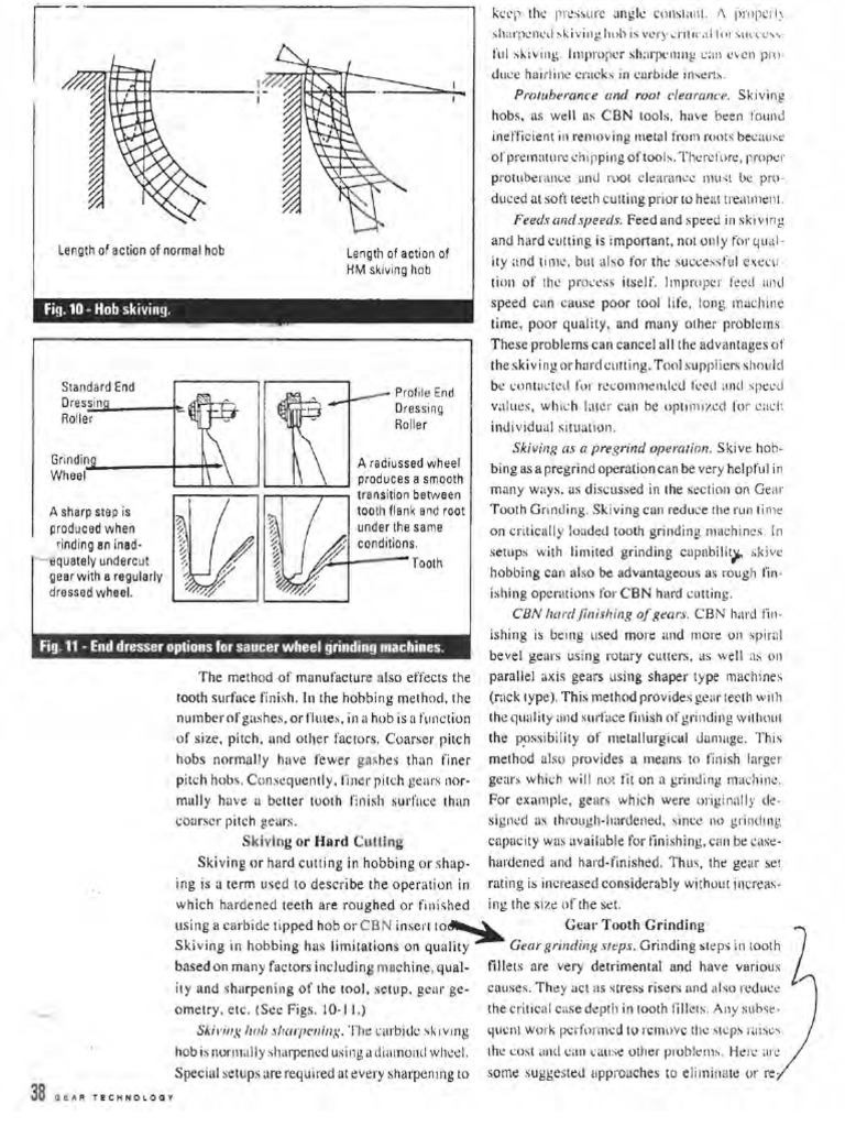 Gear Teeth Grinding Efficiency Tips | PDF