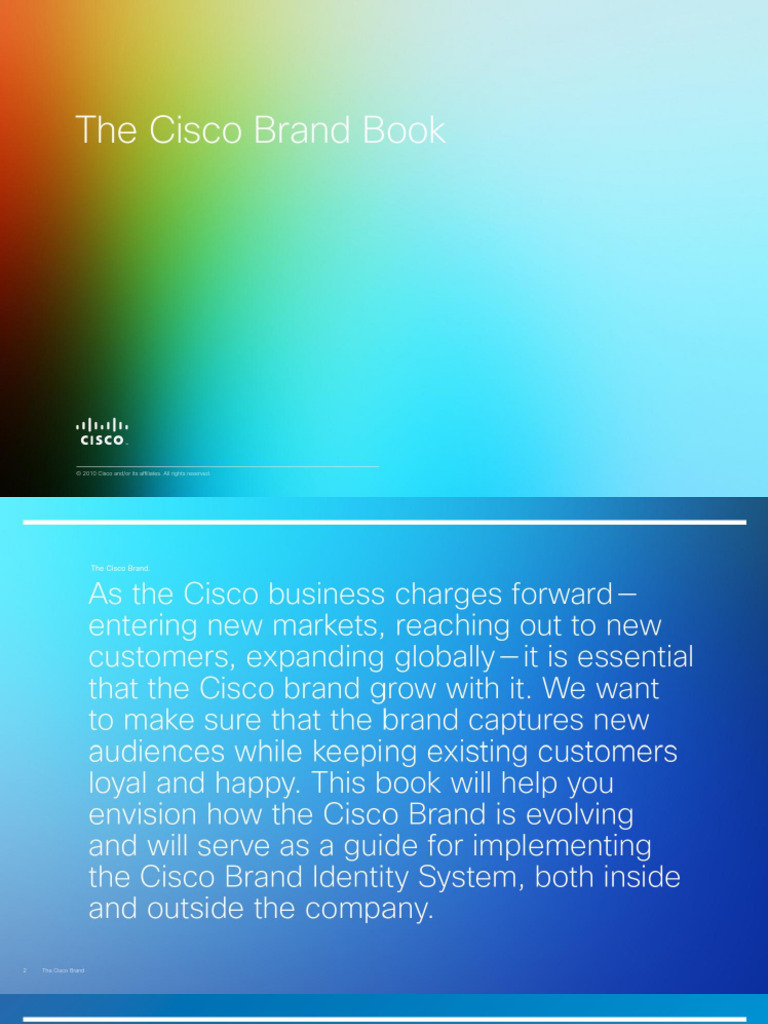 Cisco Brand Book | PDF
