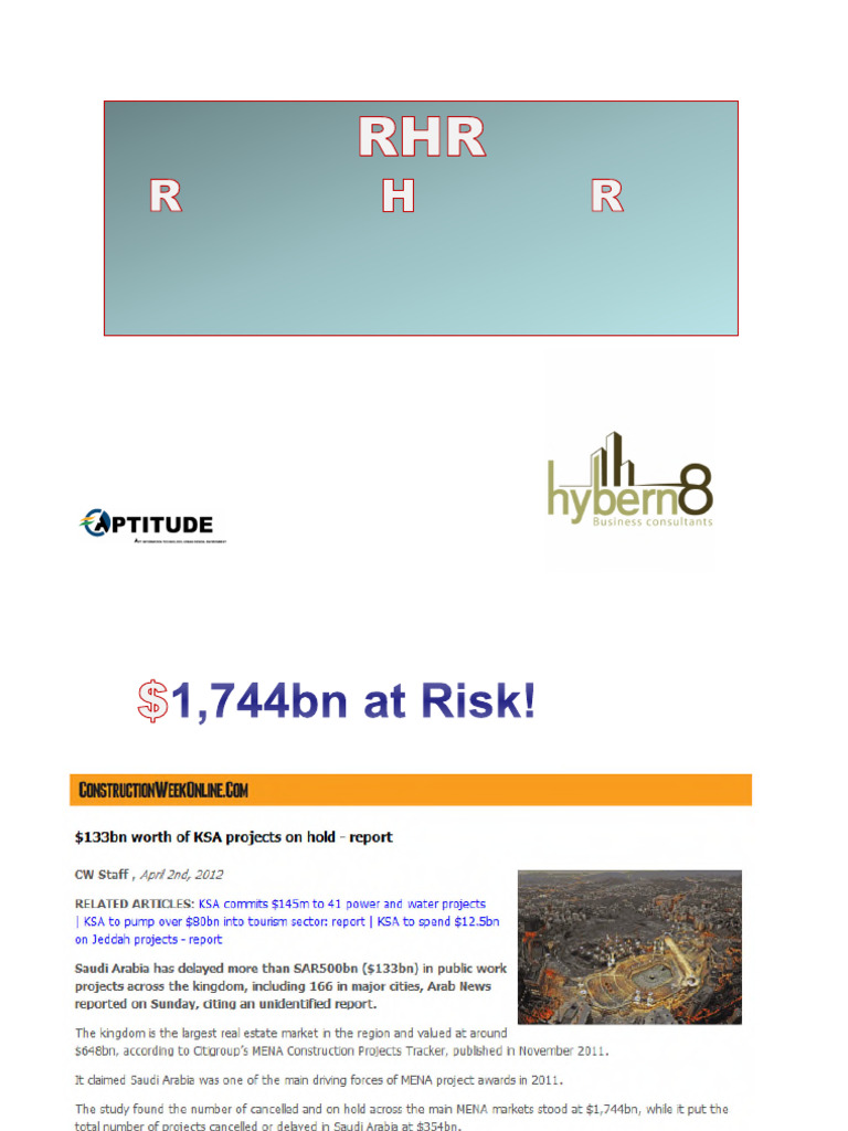 RHR Presentation 130106 | PDF | Risk | Economies