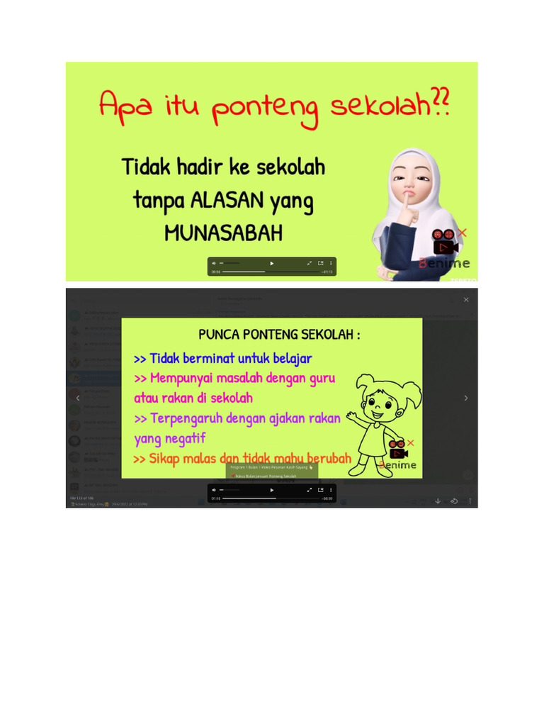 Bulan 1 Ponteng Sekolah | PDF