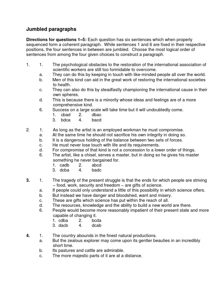 14962pdf sentence completion and jumbled paragraphs worksheet