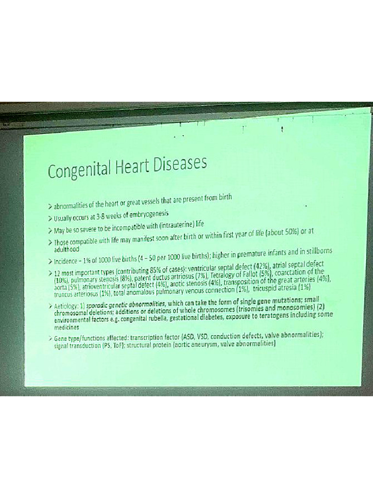 CVS. PATH. (Congenital Heart Diseases) | PDF