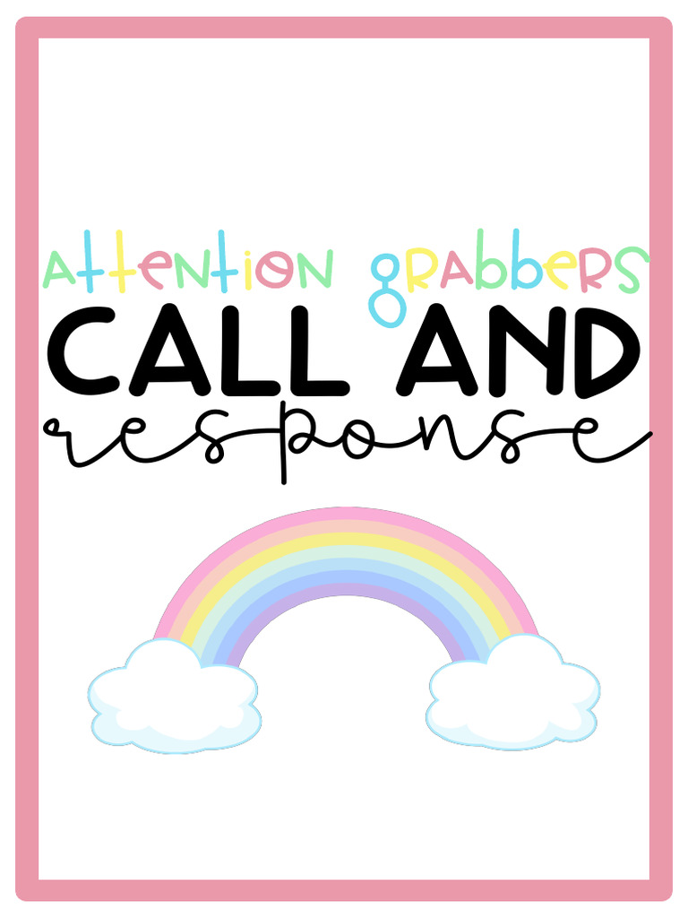 Creative Attention Grabbers for Classrooms | PDF