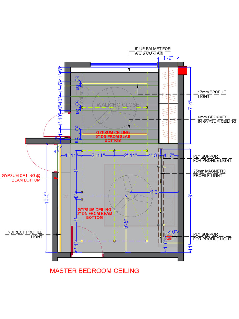 Master Bedroom Ceiling Layout-2 | PDF