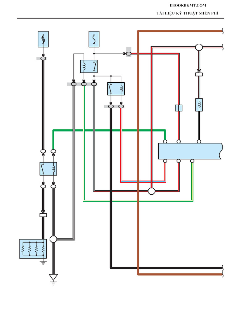 Toyota Hiace 2KD Engine Wiring Guide | PDF | Internal Combustion Engine ...