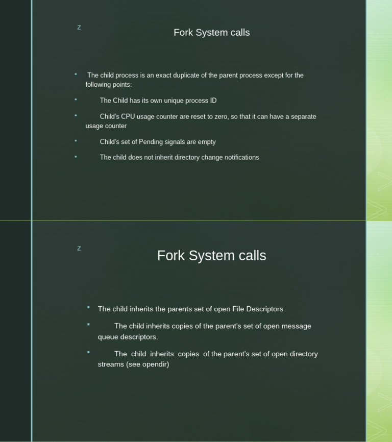Understanding Fork System Calls in Processes | PDF