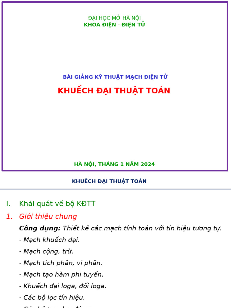 6.KTM KĐTT 1 | PDF