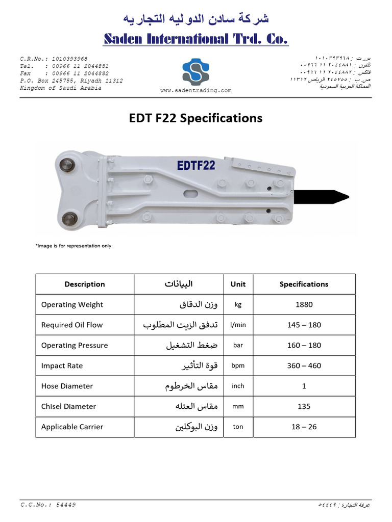 Edt f22 Specs | PDF