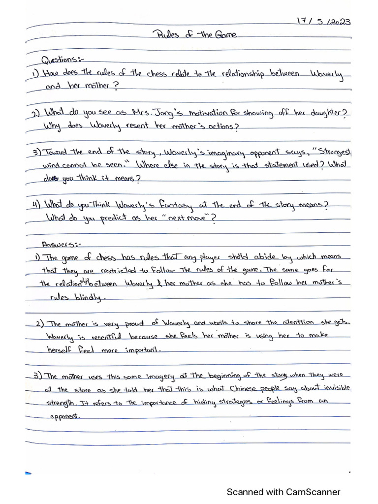 The Rules of The Game | PDF