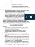 RESUMEN La Ética Protestante y El Espíritu Capitalista - Max Weber