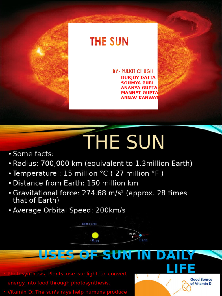 The Sun: Facts, Uses, and Discoveries | PDF