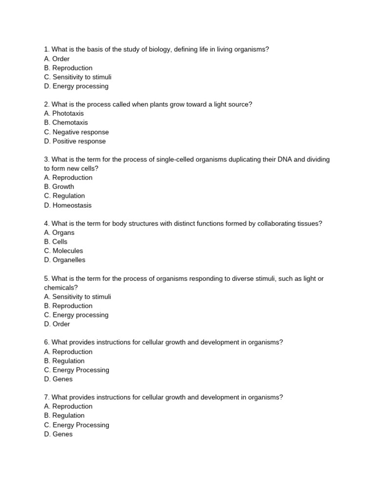 Key Concepts in Biology Explained | PDF | Gene | Organisms