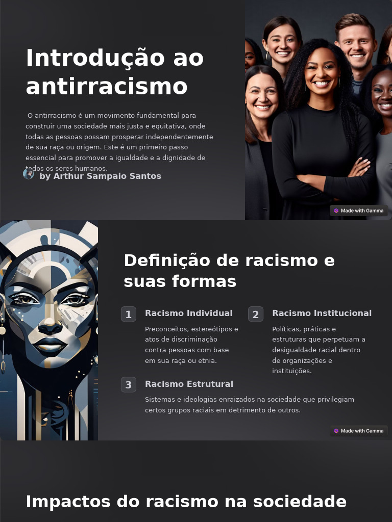Antirracismo: Princípios e Ações Essenciais | PDF | Racismo ...