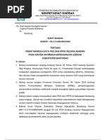 Surat Pemutakhiran Data Simasten | PDF