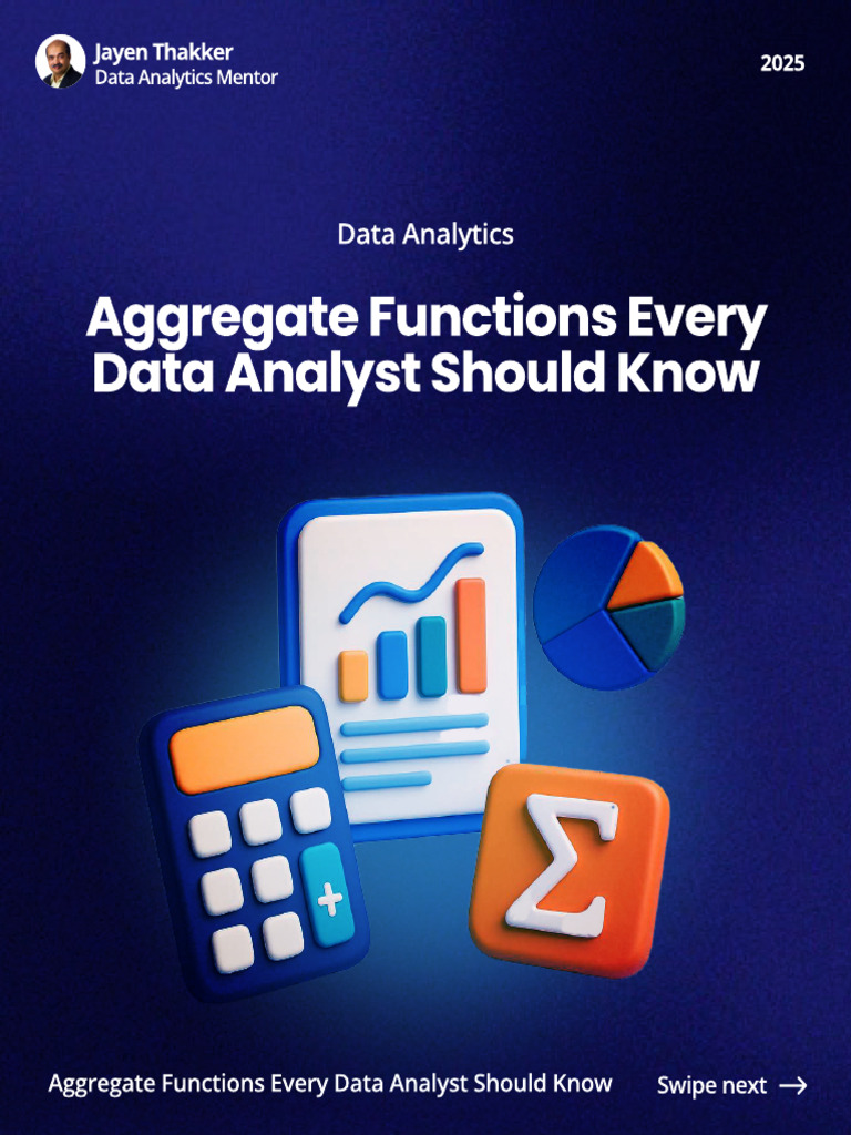 Essential Aggregate Functions for Analysts | PDF | Data Analysis ...
